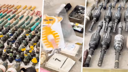 Hamas arsenal exposed: Inside the cache seized by Israel Defence Forces (WATCH)