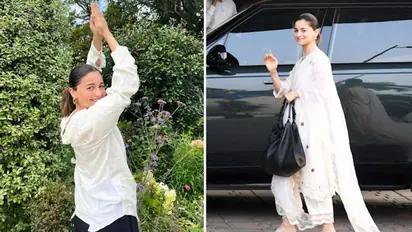 Alia Bhatt jets off to Delhi to receive National Award; husband Ranbir Kapoor accompanies her [WATCH]