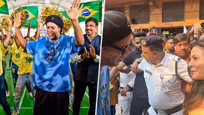 Football, festivities and fanfare: Brazilian legend Ronaldinho's Kolkata sojourn (WATCH)