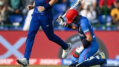 ഇംഗ്ലണ്ടിനെതിരായ ആവേശ ജയത്തിന് പിന്നാലെ അഫ്ഗാന് സൂപ്പർ താരത്തെ താക്കീത് ചെയ്ത് ഐസിസി, ഡിമെറിറ്റ് പോയന്റും