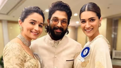 69th National Film Awards: Allu Arjun, Alia Bhatt, Kriti Sanon's photo is a glimpse of potential collaboration