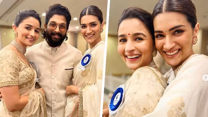 69th National Film Awards: Alia Bhatt, Kriti Sanon, Pankaj Tripathi, and others pose at Vigyan Bhavan