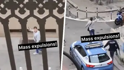 Italy: Migrant shouting 'Allahu Akbar' with knife arrested near Turin Synagogue | WATCH