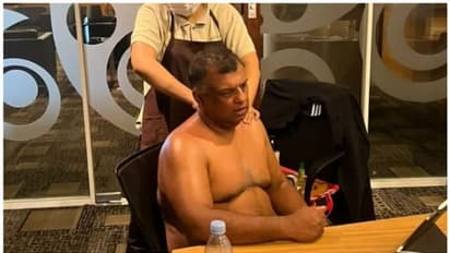 അർദ്ധ നഗ്നനായി മസാജ് ചെയ്യുന്ന ചിത്രം പങ്കുവച്ച് എയർ ഏഷ്യാ തലവന്‍; പൊങ്കാലയിട്ട് സാമൂഹിക മാധ്യമ ഉപയോക്താക്കൾ!