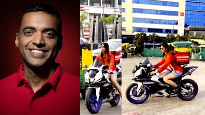 ഇത് പരസ്യമല്ല! സൊമാറ്റോയുടെ ടീഷർട്ടും ബാഗുമിട്ട് ബൈക്കുമായി യുവതി; പ്രതികരിച്ച് സൊമാറ്റോ സിഇഒ