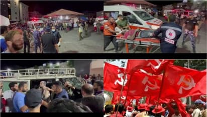 ഗാസ ആശുപത്രിയിലെ ഇസ്രയേല്‍ ബോംബാക്രമണം അന്താരാഷ്‌ട്രധാരണകളുടെ ലംഘനം,ശക്തമായ  പ്രതിഷേധമെന്ന് സിപിഎം