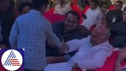 BJP condemns Congress after video of Karnataka minister being showered with currency notes goes viral