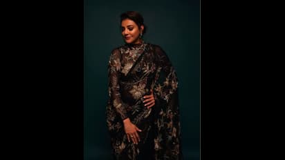 ದೇವ್ರಾಣೆ ನೀವು ನಂಬಲ್ಲ ನಟಿ ಕಾಜಲ್ ಈ ಕಪ್ಪು ಸೀರೆಗೆ ಎಷ್ಟು ಹಣ ಕೊಟ್ಟಿದ್ರು ಅಂತ; ಬೆಲೆ ಗೆಸ್ ಮಾಡಿ  