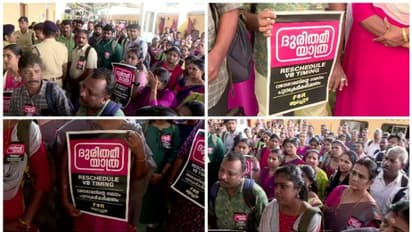 Kerala: Alappuzha passengers stage protest over trains getting delayed due to Vande Bharat Express