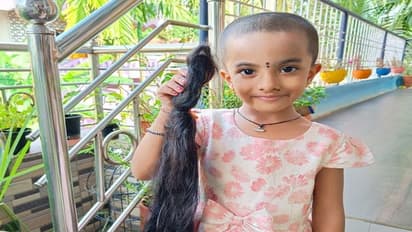 ಉತ್ತರಕನ್ನಡ: ಕ್ಯಾನ್ಸರ್ ರೋಗಿಗಳಿಗಾಗಿ ಕೇಶ ದಾನ, ಸಮಾಜಕ್ಕೆ ಮಾದರಿಯಾದ ಪುಟ್ಟ ಬಾಲೆ..!