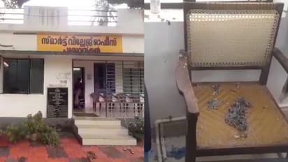 രണ്ടുമാസത്തിനിടെ നാലുതവണ, പരശുവയ്ക്കല് വില്ലേജ് ഓഫീസിനുനേരെ വീണ്ടും ആക്രമണം, അപകടമൊഴിവായത് തലനാരിഴക്ക്