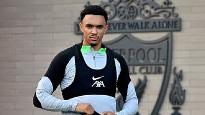 Liverpool's Trent Alexander-Arnold narrowly avoids being crushed in his car by 40 feet electricity pylon