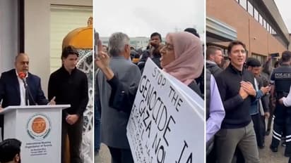 Justin Trudeau booed during his visit to Toronto mosque over Israel-Hamas war (WATCH)
