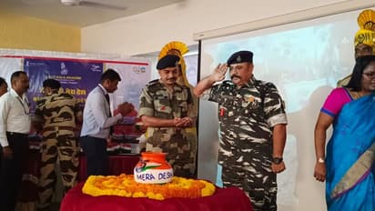 கோவை இளைஞர்கள் மத்தியில் தேசப்பற்றை அதிகரிக்கும் வகையில் நடத்தப்பட்ட என் மண் என் தேசம்