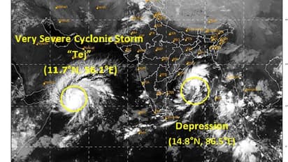 Cyclone Tej set to intensify into severe cyclonic storm today; No threat to Gujarat, Maharashtra