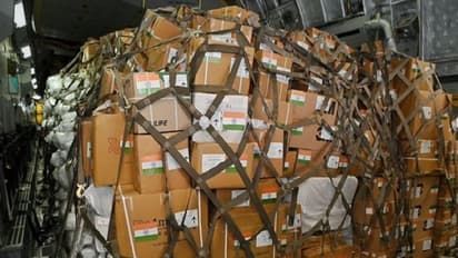 India sends 6.5 tonnes of medical aid, 32 tonnes of disaster relief material to Palestine (WATCH)