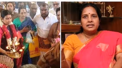 துர்கா ஸ்டாலின் கோயில்களுக்குச் செல்வதை பாஜகவினர் யாரும்  படம் எடுக்கவில்லை.. திமுகவினரே பரப்புகின்றனர்-வானதி 