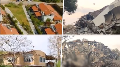 A community shattered by Hamas: Watch before and after footage of Kibbutz Be'eri where over 130 people died