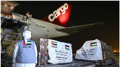 ഗാസയ്ക്ക് കൈത്താങ്ങായി യുഎഇ; 68 ടണ് ഭക്ഷ്യവസ്തുക്കള് അയച്ചു