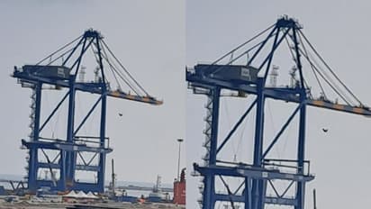 Kerala: Third crane to be unloaded from Zhen Hua 15 Chinese ship at Vizhinjam International Seaport today
