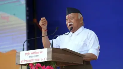 At Vijayadashami speech, RSS chief poses 9 questions on Manipur violence