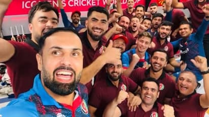 Afghanistan players dance to glory after emphatic WC win over Pakistan; WATCH celebrations in dressing room