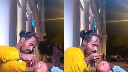 വായില് നിന്ന് പരസ്പരം പാല് കുടിക്കുന്ന യുവാവും യുവതിയും; വീഡിയോയ്ക്ക് താഴെ രൂക്ഷവിമര്ശനം