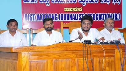 ಸರ್ಕಾರಿ ಹಣ ಲೂಟಿ ಹೊಡೆದಿಲ್ಲ ಅಂತ ದೇವರ ಮುಂದೆ ಪ್ರಮಾಣ ಮಾಡಲಿ: ಎಚ್.ಡಿ.ರೇವಣ್ಣಗೆ ಪಟೇಲ್‌ ಸವಾಲ್‌