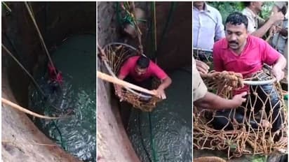മോട്ടോര്‍ പൈപ്പില്‍ പിടിച്ച് ഒരു രാത്രി മുഴുവൻ...; 25 അടി താഴ്ചയുള്ള കിണറ്റില്‍ വീണ യുവാവിനെ രക്ഷപ്പെടുത്തി