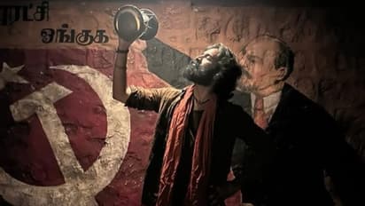 "புரட்சி ஓங்குக".. கையில் உடுக்கையுடன் மிரட்டலாக நிற்கும் தனுஷ்.. கேப்டன் மில்லர் - தரமான First Single லோடிங்!