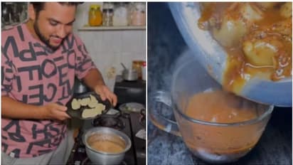 ഇത് മോമോസ് ചായ; വിചിത്രമായ ചായ മേക്കിംഗ് വീഡിയോക്ക് താഴെ 'പൊങ്കാല'...