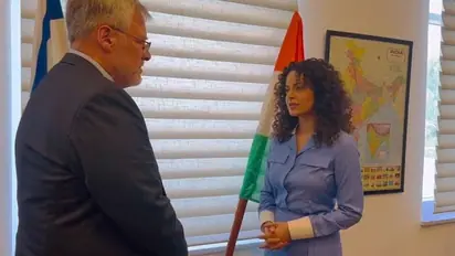 Tejas: Kangana Ranaut meets Israel ambassador Naor Gilon; says, "We as Hindu nation stand with Israel's cause"