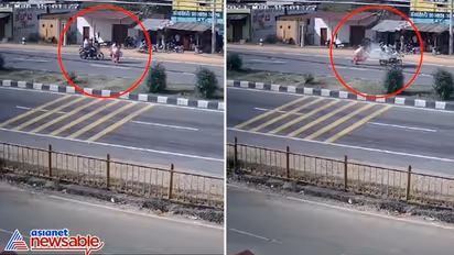 Bengaluru: Deadly accident claims biker's life, seriously injures pedestrian at Nelamangala (WATCH)