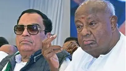 CM Ibrahim expells HD Deve Gowda from JDS presidency, rebel camp appoints CK Nanu as new chief