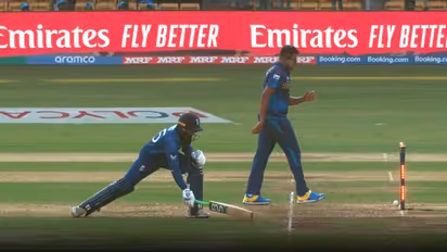 'Sums up England's WC campaign': Adil Rashid's bizarre run out against SL takes internet by storm (WATCH)