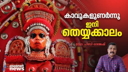 ഇനി തെയ്യക്കാലം ; കാവുകൾ ഉണരുകയായി, കളിയാട്ടങ്ങളിലെ ചിലമ്പൊലി ഉത്തര മലബാറിൽ മുഴങ്ങുകയായി