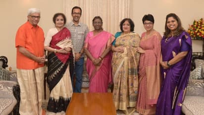 சென்னை வந்த குடியரசுத் தலைவர் - பூங்கொத்து கொடுத்து வரவேற்ற லதா ரஜினிகாந்த் மற்றும் குடும்பத்தினர்! Viral Pics