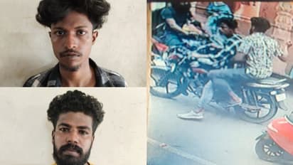 ബൈക്കിൽ മാരകായുധങ്ങളുമായി എത്തി; തമിഴ്നാട് ട്രാൻസ്പോർട്ട് ബസിന്റെ ഗ്ലാസ് അടിച്ചു തകർത്തു, രണ്ട് പേർ അറസ്റ്റിൽ