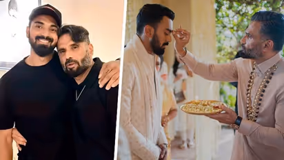 Sunil Shetty shares photo with son-in-law KL Rahul; Athiya Shetty comments with heart emoji [WATCH]