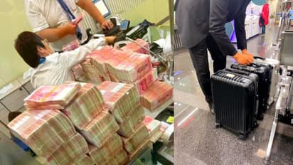 നോട്ടെണ്ണി കൈ കഴച്ച് ബാങ്ക് ജീവനക്കാർ; മുട്ടൻ പണി നൽകി ഈ കോടീശ്വരൻ