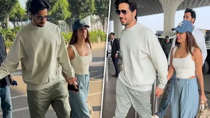 Sidharth Malhotra, Kiara Advani jet off to Delhi ahead of their first Karwa Chauth