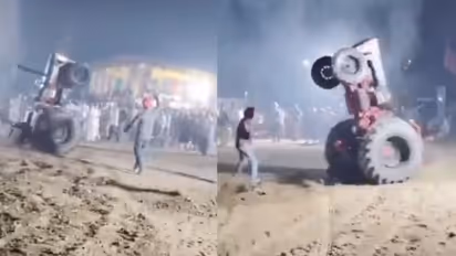  ట్రాక్టర్ విన్యాసాల పోటీల్లో విషాదం.. ఇంజిన్ కింద పడి స్టంట్ మ్యాన్ దుర్మరణం.. వీడియో వైరల్