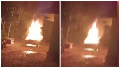 വീട്ടുമുറ്റത്ത് നിർത്തിയിട്ടിരുന്ന വാഹനങ്ങൾ അജ്ഞാതർ തീവെച്ച് നശിപ്പിച്ചു; സംഭവം പുലർച്ചെ; പൊലീസ് അന്വേഷണം
