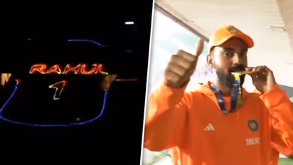 India vs England: KL Rahul bags second WC 'Best Fielder' medal in unique fashion; WATCH spectacular reveal