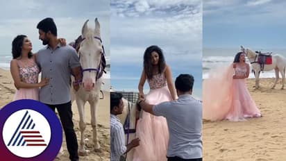 ಕುದುರೆ ಮೇಲೇರಲು ಪರದಾಡಿದ 'ಅಮೃತಧಾರೆ' ಭೂಮಿಕಾ: ರಿಯಲ್ ಗಂಡನ ಜೊತೆ ಕ್ಯೂಟ್ ಫೋಟೋಶೂಟ್