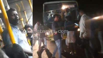 ടിക്കറ്റിന്റെ ബാക്കി പണം കൊടുത്തില്ല: കെഎസ്ആർടിസി ബസിൽ യാത്രക്കാരനും കണ്ടക്ടറും തമ്മിൽ സംഘർഷം