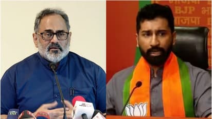 കേസെടുക്കാന്‍ രാഹുല്‍ ഗാന്ധിയും പിണറായി വിജയനും ഒന്നിച്ചുവെന്ന് കേന്ദ്രമന്ത്രി രാജീവ് ചന്ദ്രശേഖര്‍ 