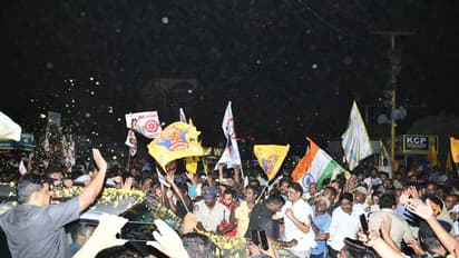 రాజమండ్రి టు ఉండవల్లి : సుదీర్ఘ ప్రయాణం తర్వాత ఇంటికి చేరుకున్న చంద్రబాబు..జననీరాజనాలు..