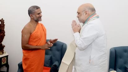 ಪೇಜಾವರ ಶ್ರೀಗಳ ಷಷ್ಠ್ಯಬ್ದಿ: ವಿಶ್ವಪ್ರಸನ್ನ ತೀರ್ಥ ಶ್ರೀಪಾದರನ್ನು ಗೌರವಿಸಿದ ಗೃಹ ಸಚಿವ ಅಮಿತ್ ಶಾ