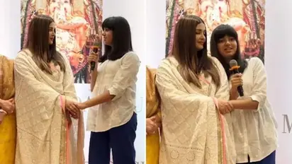 Aaradhya Bachchan praises mom Aishwarya Rai: Listen to her 1st public speech ever saying 'You're incredible'